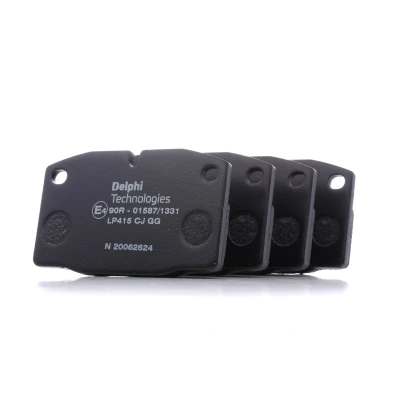 Imagen de DELPHI LP415 Juego de pastillas freno no preparado para indicador desgaste sin chapa antichirridos accesorios OPEL: Corsa B Hatchback