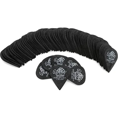 Imagen de JIM DUNLOP Púas Tortex Sharp 1,35mm Saco de 72