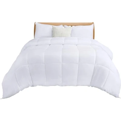 Imagen de Utopia Bedding Edredón nórdico 240x260 cm, para Todas Las Estaciones Cama 180, 280 gr/m² en 100% Microfibra (Blanco)
