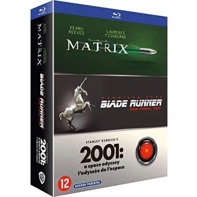 Imagen de Coffret 3 films : Matrix + Blade Runner 2001 l&#039;odyssée de l&#039;espace [Francia] [4k Ultra HD Blu Ray]