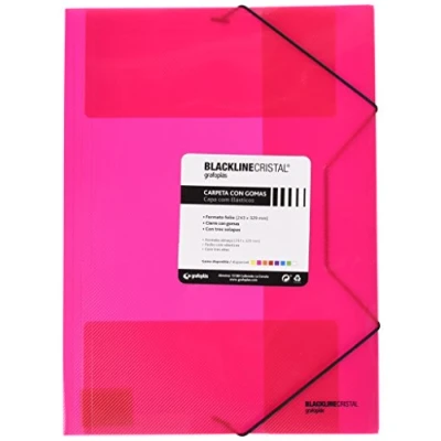 Imagen de Grafoplas 4800454 Carpeta económica con gomas, color fucsia