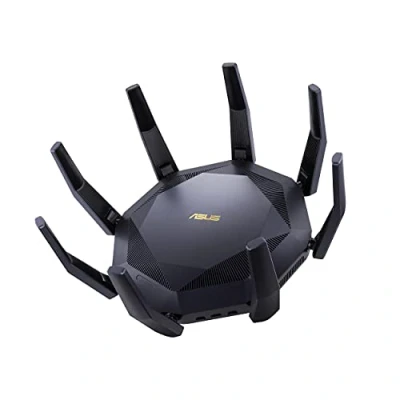 Imagen de ASUS RT AX89X Router Gaming AX6000 WiFi 6 extensible de doble banda y 12 flujos, puertos 10G, puerto Gaming, modo para juegos móviles, seguridad red, Instant Guard, VPN, compatible con AiMesh
