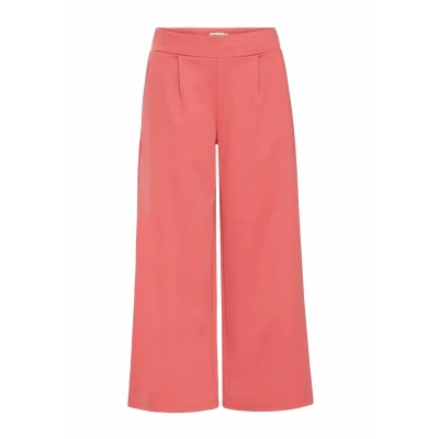 Imagen de ICHI KATE SUS WIDE Pantalones, Mujer, Talla: Medium, Holly berry