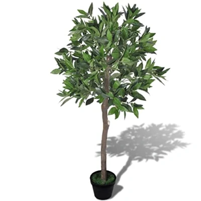 Imagen de Árbol de Laurel Artificial con Maceta, 120 cm Alto
