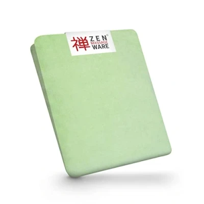 Imagen de ZEN Funda camilla masaje ajustable de felpa suave para camillas cosmética, fisioterapia y tratamiento lavable a 60 accesorios Verde Menta