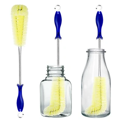 Imagen de Largo botella cepillo limpiador 16 &quot;botella de limpieza flexional agua lavado herramienta para botellas agua, taza, vasos o vino Stemware
