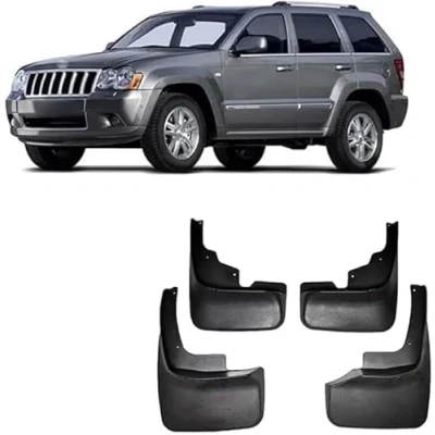 Imagen de 4PC Coche Faldillas Antibarro para Jeep Grand Cherokee 2005 2010,Guardabarros Delantero Trasero Guardabarros Aletas De Barro