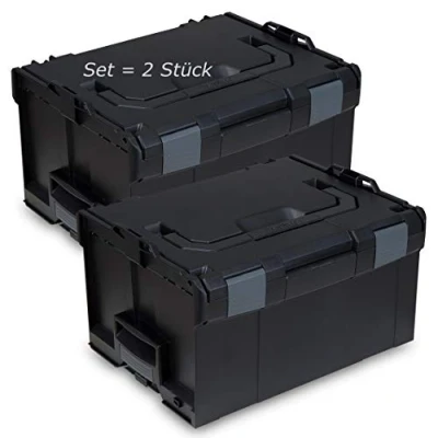 Imagen de L BOXX® 238 Bosch Sortimo Maletín de herramientas vacío, 2 unidades, color negro