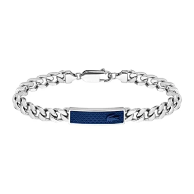 Imagen de Lacoste Pulsera de cadena para Hombre Colección SET&amp;MATCH Decorado con diseño petit piqué 2040097