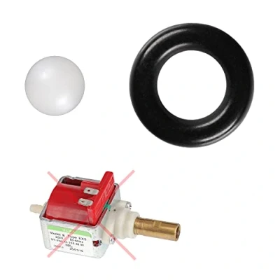 Imagen de Snapworld Kaffee Kit de mantenimiento junta + bola compatible con Ulka EX5 EP5 EP5GW Hf Bomba Saeco Miele Bosch Gaggia Tchibo Unold Solis Spidem Melitta Delonghi