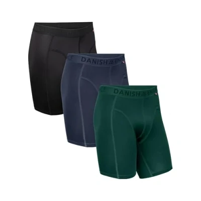 Imagen de Danish Endurance Extra LONG 3PACK Culotte, Hombre, Talla: XXL, Mc black blue green