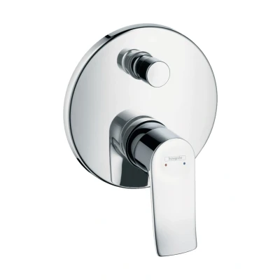 Imagen de Hansgrohe 31487000 Metris Grifo de bañera Empotrado con combinación Seguridad integrada, Cromo