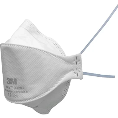 Imagen de 3M Aura Mascarilla para partículas, FFP2, sin válvula, 9320+, 20 máscaras por paquete, Blanco, Talla única