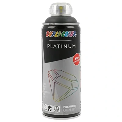 Imagen de Duplicolor 720345 Platinum Spray, Color Gris Antracita Mate, 400 ml