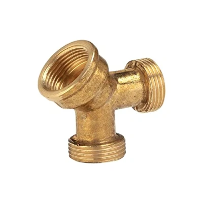 Imagen de Distribuidor bidireccional de latón GARDENA 19 mm: rama manguera jardín para el funcionamiento dos dispositivos conexión, 26,5 mm (G 3/4 &quot;) rosca (7155 20)