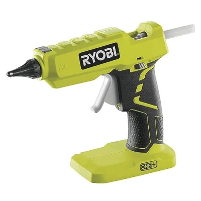 Imagen de RYOBI Pistola de Encolar a Batería 18V ONE+ Móvil (No Incluida) Compacta Se Calienta en 3 Minutos con Indicador Barras Pegamento Ø11mm (3 Incluidas) Punta Ø3mm R18GLU 0