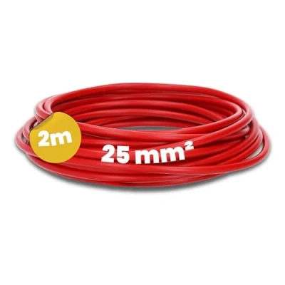 Imagen de Kalitec 2 metros H07V K 25 mm² rojo cable flexible I de conmutación