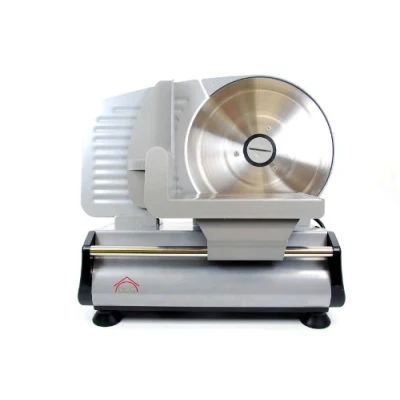 Imagen de DCG Eltronic AS2465 Eléctrico Plata rebanadora Cortafiambres (Acero Inoxidable, 300 x 400 mm), 150 W