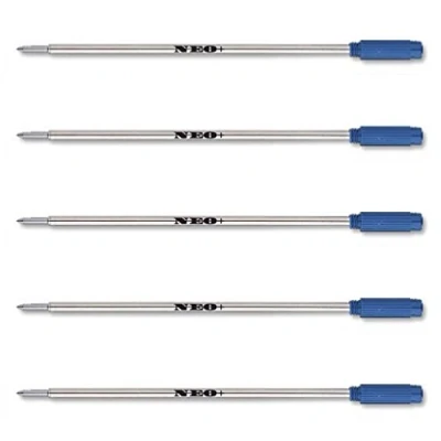 Imagen de Recambios para bolígrafo, compatibles con 8513 Cross, color 5 x BLUE INK
