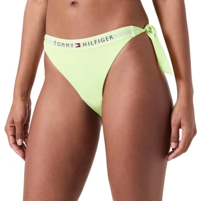 Imagen de Tommy Hilfiger SIDE TIE Braguita de bikini, Mujer, Talla: Small, Faded lime