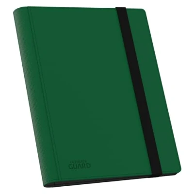 Imagen de Ultimate Guard Flexxfolio 360 XenoSkin de 18 Bolsillos Álbum Tarjetas, Liso, Color Verde, Medium (UGD010206)