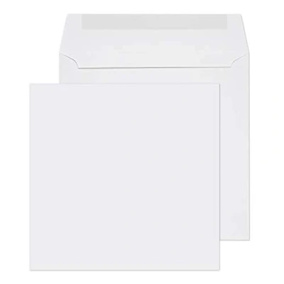 Imagen de Blake puramente Todos los días 155 x mm Monedero Plaza Cintas adhesivas Envelope Blanco (paquete de 500)