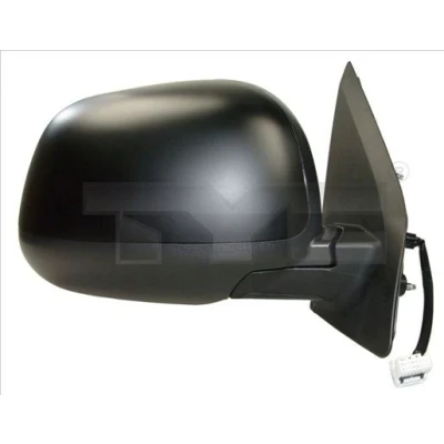 Imagen de Espejo retrovisor Tyc 323 0014 izquierda imprimado negro para ajuste elect. espejo, convexo, calefactable MITSUBISHI: ASX SUV, Outlander 2 SUV norauto