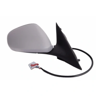 Imagen de Espejo retrovisor Tyc 301 0031 derecha imprimado para ajuste elect. espejo, convexo, calefactable, abatible eléctricamente, tintado en azul