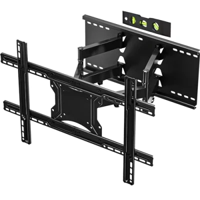 Imagen de BONTEC Soporte TV Pared para Television de 37 80 Pulgadas LCD/LED, Inclinación y Giro Movimiento Comlpeto, Ambos Brazos Ultra Fuerte, hasta 65 kg, Máx VESA 600x400 mm
