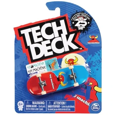 Imagen de TECH DECK FINGER Skate PACK 1 FINGERBOARD Auténtico de Dedos 96 mm Personalizables 6028846 Juguetes Niños 6 años + Modelo Aleatorio