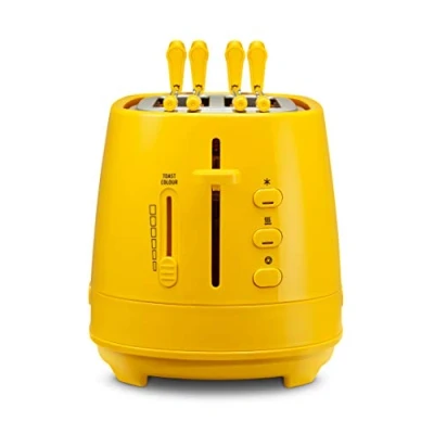 Imagen de De&#039;Longhi Tostadora con pinzas 550W de potencia Modelo n. CTLAP2203 amarillo