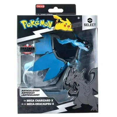 Imagen de Pokémon Select Mega Charizard X Figura súper articulada de 6 Pulgadas con 15 Puntos articulación más
