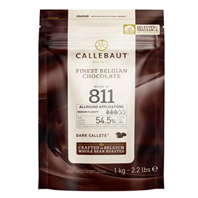 Imagen de Callebaut 54% pepitas de Chocolate Negro (callets) 1kg