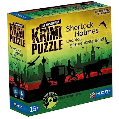 Imagen de HCM Kinzel 55173 Sherlock Holmes Puzzle (1000 Piezas), diseño de Historia Crimen, Multicolor