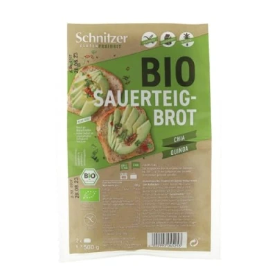 Imagen de Pan con Chía y Harina de Quinoa Sin Gluten Ecológico Schnitzer (2x250g)