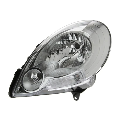 Imagen de VAN WEZEL 4312961 Faros izquierda H4 transparente para circulación por la derecha con servomotor reg. alcance luces P43t