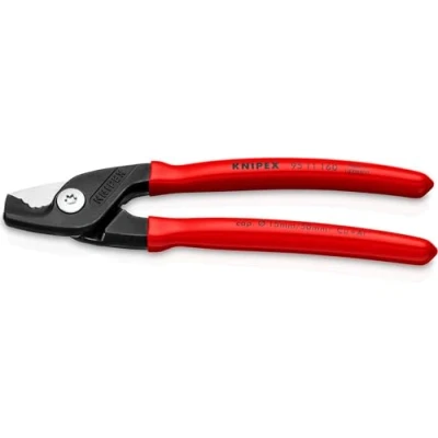 Imagen de Knipex StepCut Tijeras cortacables bruñido, recubiertos de plástico 160 mm 95 11