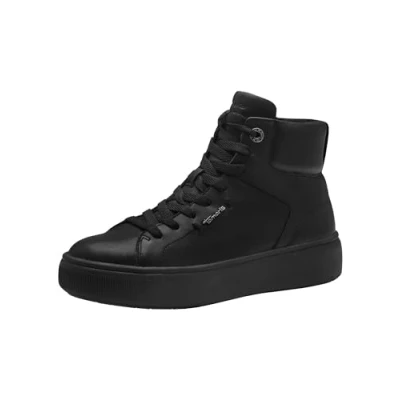 Imagen de Tamaris Zapatillas para Mujer Con Plantilla Extraíble, Negro Piel, 36 EU
