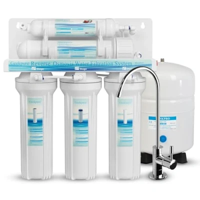 Imagen de Geekpure 5 Stage ósmosis inversa filtro de agua potable system 75gpd