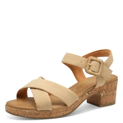 Imagen de MARCO TOZZI 2 28360 44, Sandalias Mujer, Galleta, 37 EU