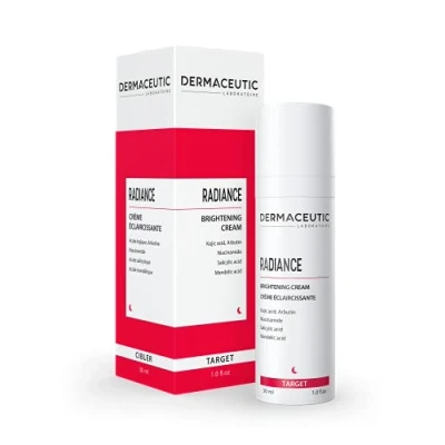 Imagen de Radiance by Dermaceutic Crema iluminadora que contiene ácido kójico, arbutina, niacinamida, salicílico y mandélico 30 ml