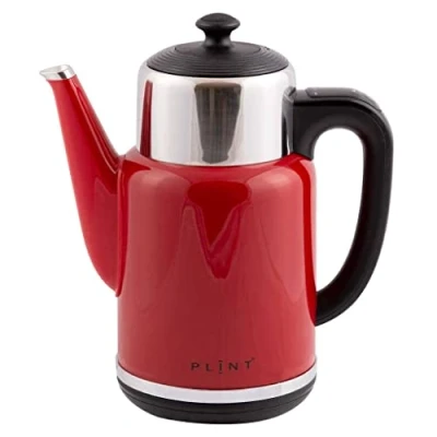 Imagen de PLINT Red Kettle 1.7 Litre Capacity Double Wall Hot Water for Tea and Coffee Fast Boil 1500W Cordless Electric BPA Free Dry Protection Anti Slip 360 base