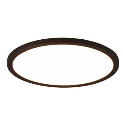 Imagen de Reality LED Aureo R64371132, plástico negro mate, con de 18 vatios, cambio color, mando a distancia