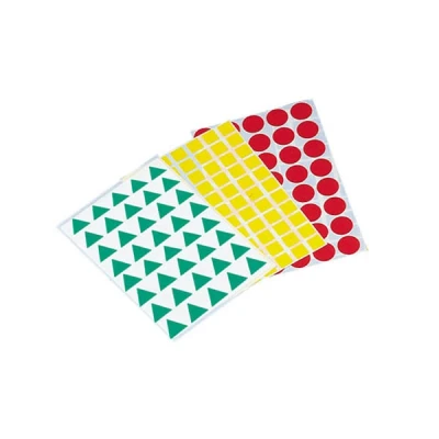 Imagen de Gomets Apli Figuras geométricas (12 hojas) Surtido de colores