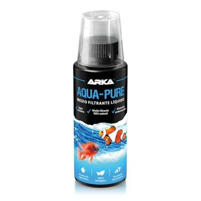 Imagen de MICROBE LIFT Aqua Pure Medio filtrante líquido con bacterias vivas para acuarios de Agua Dulce y Salada, Tratamiento del Agua, Multicolor, 118 ml (AQUA04US)