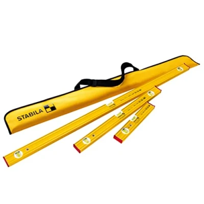 Imagen de Stabila Juego de 3 niveles burbuja Serie 80 AS con funda