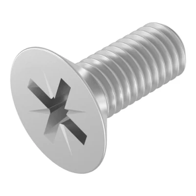 Imagen de SECCARO Tornillo avellanado M2 x 5 mm, acero inoxidable V2A VA A2, DIN 965, Phillips / PZ, rosca completa, 20 unidades