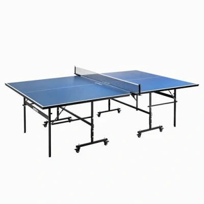 Imagen de JOOLA Mesa de Ping Pong Inside 13, Unisex Adult, Interior, Base Plegable Montaje rápido Red incluida, Azul, 274 x 152,5 76 cm