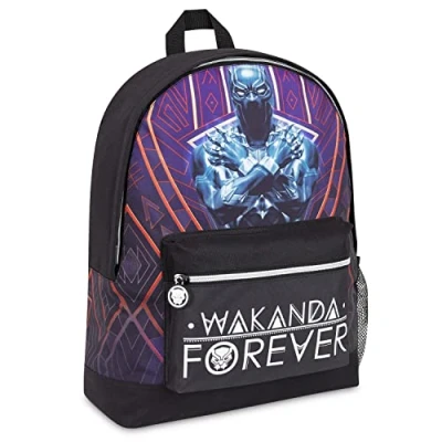 Imagen de Marvel Mochila Escolar Niño, Mochilas Escolares para Niños Superheroes Avengers Spiderman(Negro)