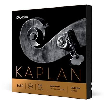 Imagen de D&#039;Addario Kaplan 3/4 Scale Medium Tension String Set for Bass Guitar